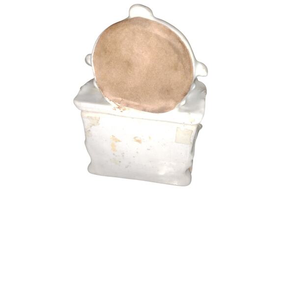 Antique Victorian Staffordshire Style Figural Mantelpiece Figurine Girl Vanity - Picture 3 of 5